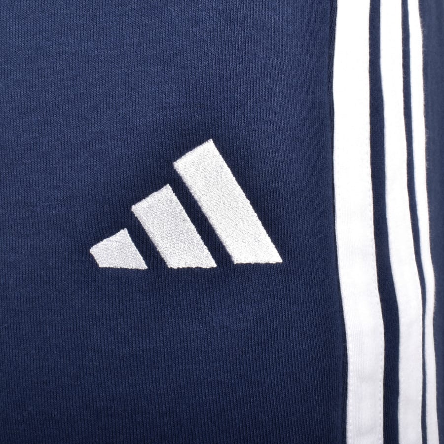 adidas Sportswear 3 Stripe Regular Fit Shorts Blue